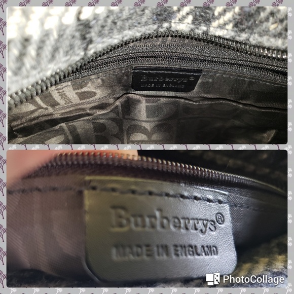 Burberrys' London | Wool Plaid Shoulder Bag - Picture 2 of 4